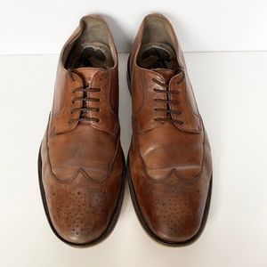 Banana Republic Brown Oxford Wingtip Shoes 10.5